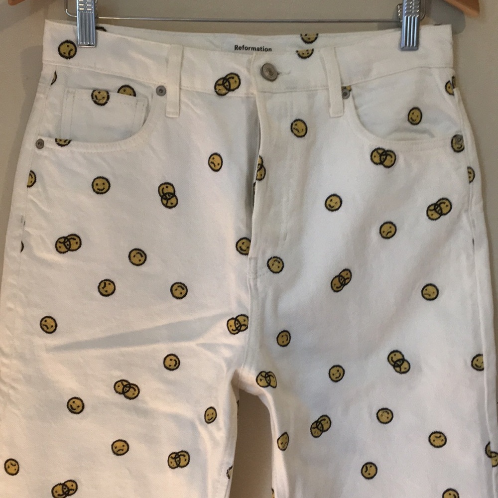 Reformation Mixed emotions w29 Women’s white Jeans